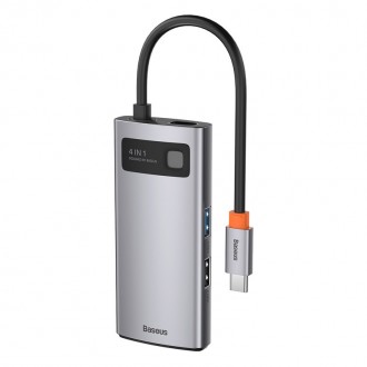 USB Hub Baseus Multi-functional Metal Gleam - это устройство, с помощью которого. . фото 4