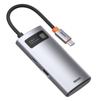 USB Hub Baseus Multi-functional Metal Gleam - это устройство, с помощью которого. . фото 6