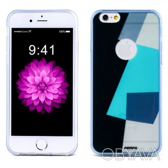 Чехол Remax для iPhone 6/6S Engarved MaxMara blue изготовлен из приятного на ощу. . фото 1