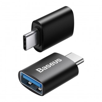 Переходник Baseus Ingenuity Mini OTG Type-C to USB-A 3.1 представляет собой мини. . фото 4