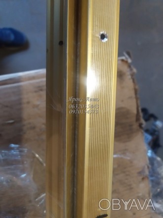 Профиль рифленый лестничный Алюминий(золото) 25×20×2700 мм 000048757. . фото 1