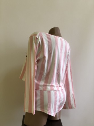 Стильная женская пижама Барби в полоску.
В теплое время года в таком комплекте в. . фото 8