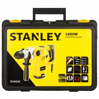 Перфоратор Stanley STHR323K - надійний електричний інструмент відомого виробника. . фото 6