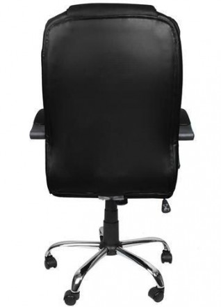 Комп'ютерне офісне крісло з еко шкіри Malatec 8983 чорне Офісне крісло, яке ідеа. . фото 5