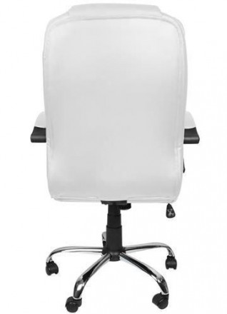 Комп'ютерне офісне крісло з еко шкіри Malatec 8984 біле Офісне крісло, яке ідеал. . фото 5