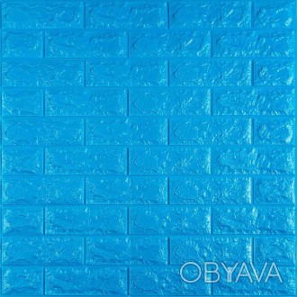 Декоративна 3D панель самоклейка під цеглу Синій 700х770х7мм (003-7)
Декоративні. . фото 1