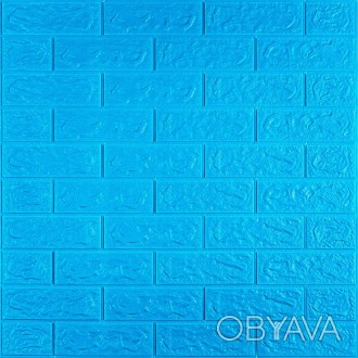 Декоративна 3D панель самоклейка під цеглу Синій 700х770х5мм (003-5)
Декоративні. . фото 1