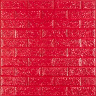 Самоклеюча декоративна 3D панель Цегла червона 700х770х5мм (008-5)
Декоративні 3. . фото 2