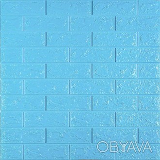 Самоклеюча декоративна 3D панель під блакитну цеглу 700х770х5мм (005-5)
Декорати. . фото 1