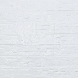 Самоклеюча декоративна 3D панель камінь Біла рвана цегла700х770х5мм (155)
Декора. . фото 2