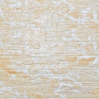 Самоклеюча декоративна 3D панель камінь Бежева рвана цегла700х770х5мм (157)
Деко. . фото 1