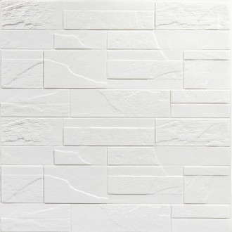 Самоклеюча декоративна 3D панель камінь Біла бита цегла700х770х5мм (180)
Декорат. . фото 2