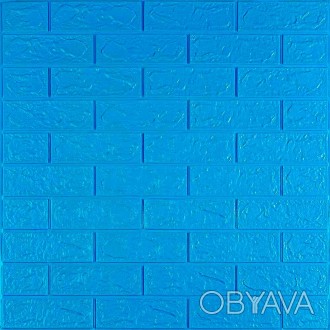 Декоративна 3D панель самоклейка під цеглу Синій 700х770х3мм (003-3)
Декоративні. . фото 1