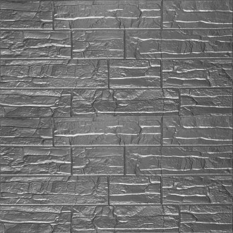 Самоклеюча 3D панель культурний камінь срібло 700x770x5мм (156)
Декоративна пане. . фото 2