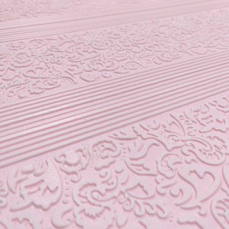 Самоклеюча 3D панель ніжно-рожева 700х700х5мм (140)
Декоративні 3D панелі на сам. . фото 3
