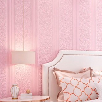 Самоклеюча 3D панель ніжно-рожева 700х700х5мм (140)
Декоративні 3D панелі на сам. . фото 4