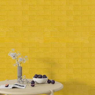 Самоклейні 3D-панелі — декоративне покриття для стін, виготовлене з легкого та м. . фото 6