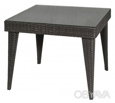 Ротанговий стіл HERMES Middle виготовлений у класичному, стриманому стилі, він с. . фото 1