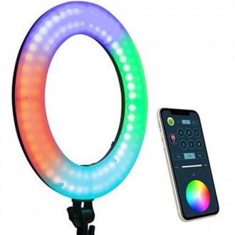 Кольцевой свет Viltrox Weeylite WE-10S 18" Bi-Color RGB LED Ring Light Kit (WE-1. . фото 2