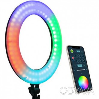 Кольцевой свет Viltrox Weeylite WE-10S 18" Bi-Color RGB LED Ring Light Kit (WE-1. . фото 1