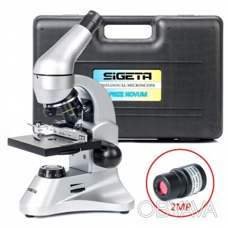 Микроскоп SIGETA PRIZE NOVUM 20x-1280x с камерой 2Mp (в кейсе) (65244)
SIGETA PR. . фото 1
