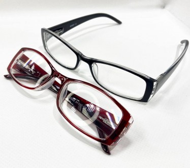 Корректирующие женские прямоугольные очки
	материал оправы: пластик;
	линзы поли. . фото 6