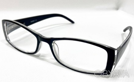 Корректирующие женские прямоугольные очки
	материал оправы: пластик;
	линзы поли. . фото 1