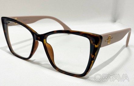 Защитные женские компьютерные очки лисички
	защита от ультрафиолета uv400;
	пол:. . фото 1