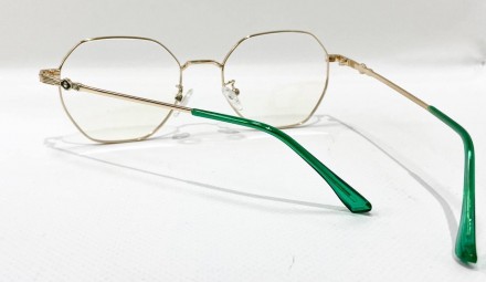 Защитные женские компьютерные многоугольные очки
	защита от ультрафиолета uv400;. . фото 5