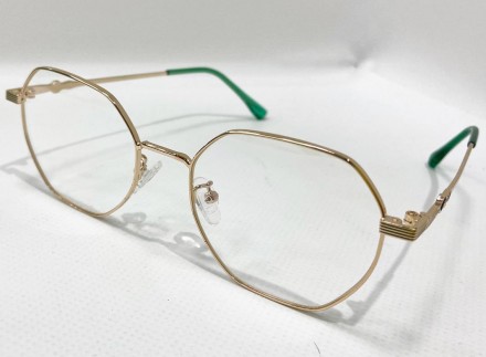 Защитные женские компьютерные многоугольные очки
	защита от ультрафиолета uv400;. . фото 2