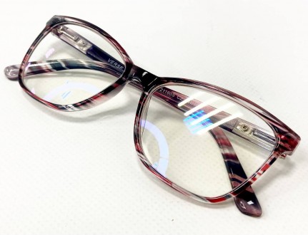 Корректирующие женские очки бабочки с защитой от синего света
	материал оправы: . . фото 4