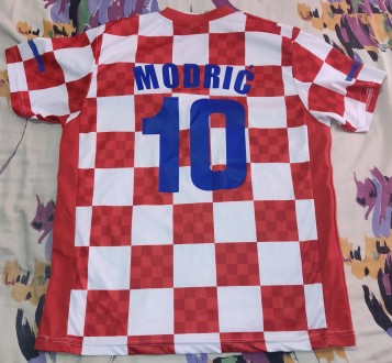 Футболка Hrvatska National Team, Modric, размер-М, длина-67см, под мышкаии-53см,. . фото 5