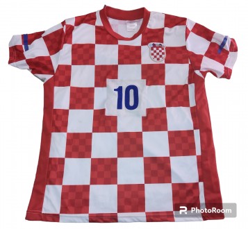 Футболка Hrvatska National Team, Modric, размер-М, длина-67см, под мышкаии-53см,. . фото 3