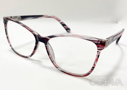 Корректирующие женские очки бабочки с защитой от синего света
	материал оправы: . . фото 1