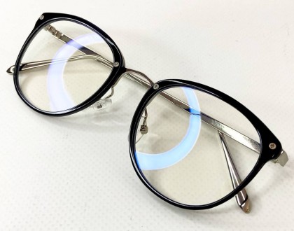 Защитные женские компьютерные круглые очки
	защита от ультрафиолета uv400;
	пол:. . фото 3