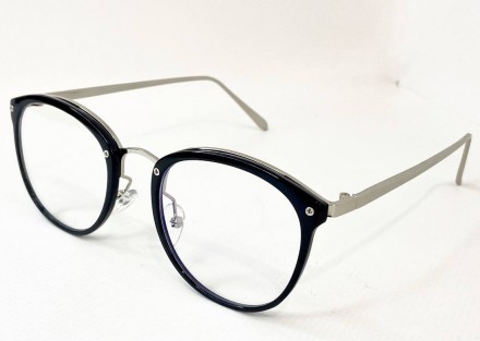 Защитные женские компьютерные круглые очки
	защита от ультрафиолета uv400;
	пол:. . фото 2