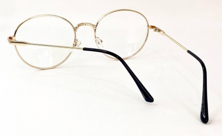 Защитные женские компьютерные круглые очки
	защита от ультрафиолета uv400;
	пол:. . фото 5