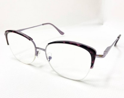 Корректирующие женские очки лисички с защитой от синего света
	материал оправы: . . фото 2