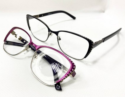 Корректирующие женские очки лисички
	материал оправы: металл;
	линзы полимерные;. . фото 7