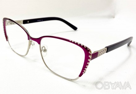 Корректирующие женские очки лисички
	материал оправы: металл;
	линзы полимерные;. . фото 1