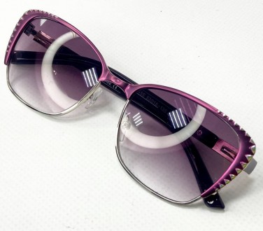 Корректирующие женские очки лисички с тонировкой градиент
	материал оправы: мета. . фото 4