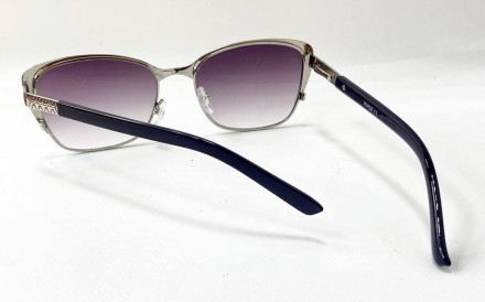 Корректирующие женские очки лисички с тонировкой градиент
	материал оправы: мета. . фото 5