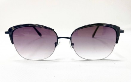 Корректирующие женские очки лисички с тонировкой градиент
	материал оправы: мета. . фото 3