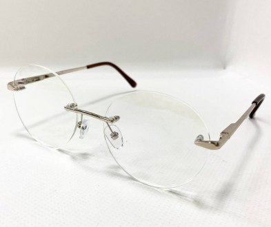 Защитные унисекс компьютерные круглые очки
	защита от ультрафиолета uv400;
	пол:. . фото 2