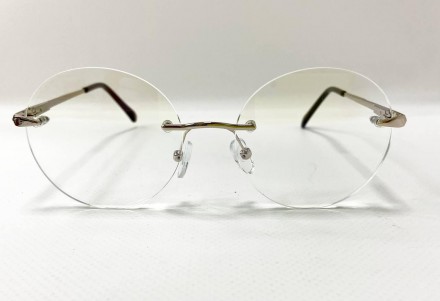 Защитные унисекс компьютерные круглые очки
	защита от ультрафиолета uv400;
	пол:. . фото 5