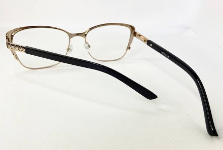 Корректирующие женские очки для зрения лисички
	материал оправы: металл;
	линзы . . фото 5