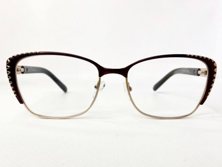 Корректирующие женские очки для зрения лисички
	материал оправы: металл;
	линзы . . фото 3