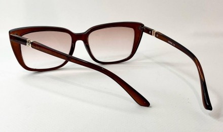 Корректирующие женские очки для зрения лисички тонировка градиент
	материал опра. . фото 3