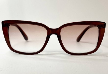 Корректирующие женские очки для зрения лисички тонировка градиент
	материал опра. . фото 5