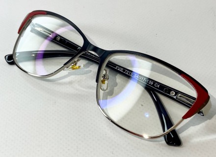 Корректирующие женские очки лисички с защитой от синего света
	материал оправы: . . фото 6